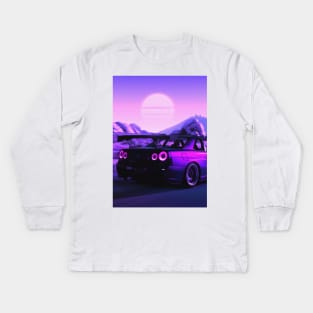 Skyline GTR R34 Kids Long Sleeve T-Shirt